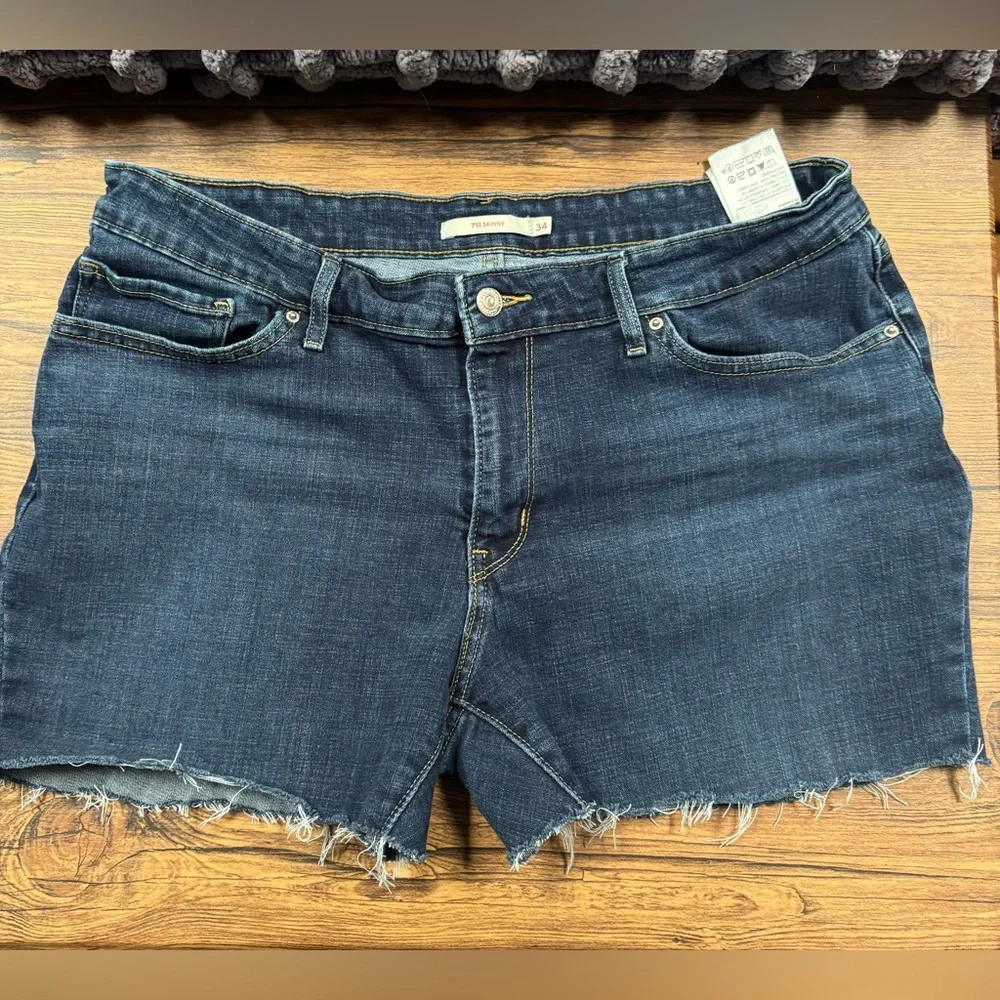 Levi’s Dark Blue Denim Shorts